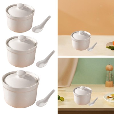 Zuckerdose mit Deckel Japanische Servierschale für Vogelnest Ei Pudding Dessert