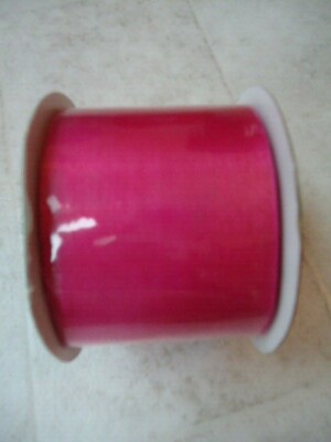 Berwick Woven Transparent Cerise Pink Misty Sheer Ribbon 2 ½  X 25 Yds.