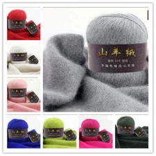 50+20g Yarn 100% Hand Knitting Cashmere Solid Color Extremely Soft 40color