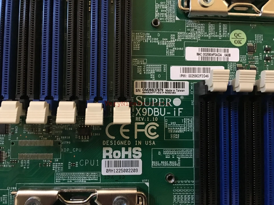 New Supermicro X9DBU-iF Rev 1.10 Dual Xeon LGA1356 v2 384GB DDR3 E5-2400 and V2 - Image 2 of 3