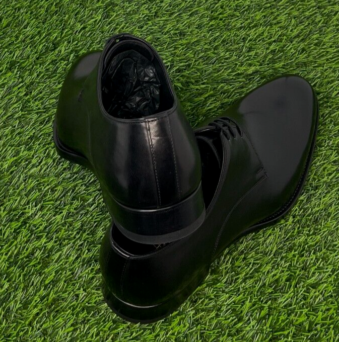 SAOLA Paul Evans derby uomo nero taglia US7 UK6 stringato made in Italy