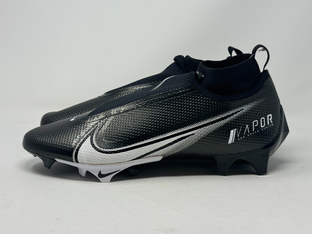 Nike Vapor Edge Pro 360 Black White Football Cleats Men display picture 2