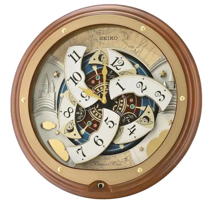 Seiko Melody in Motion Wall Clock QXM381B eBay