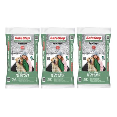 North American Salt 56720 Sure Paws Ice Melter, 20-Pound (Pack of 3)