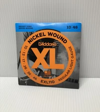 NEW D'Addario EXL110 XL Nickel Wound Electric Guitar Strings, 10-46