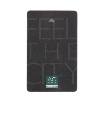 1 Hotelkarte  Schlüssel Hotel Key card Keycard Hotelschlüssel AC HOTELS MARRIOTT