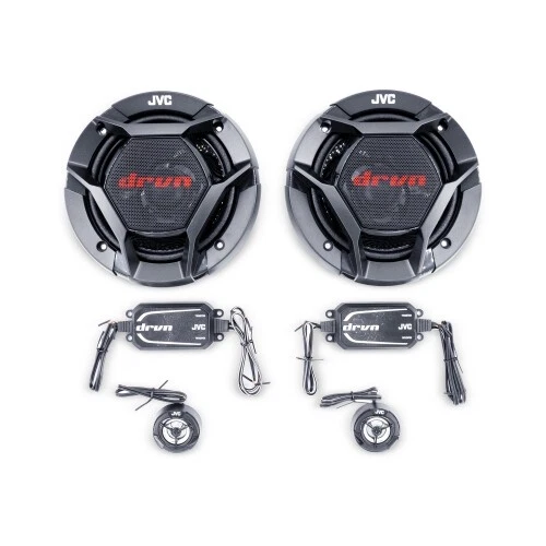 Radio Kenwood Marin, 2x Altavoces 6.5", Adaptadores, Antena, Manillar + Kit de tablero Foto 3 de 4