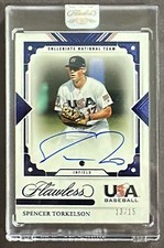2022 Flawless Spencer Torkelson On-Card Auto RC 13/15 Sapphire Gems USA Tigers