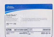 Boston Scientific Boston Scientific Fluid Dock Filling Device -9915-LOT OF 9