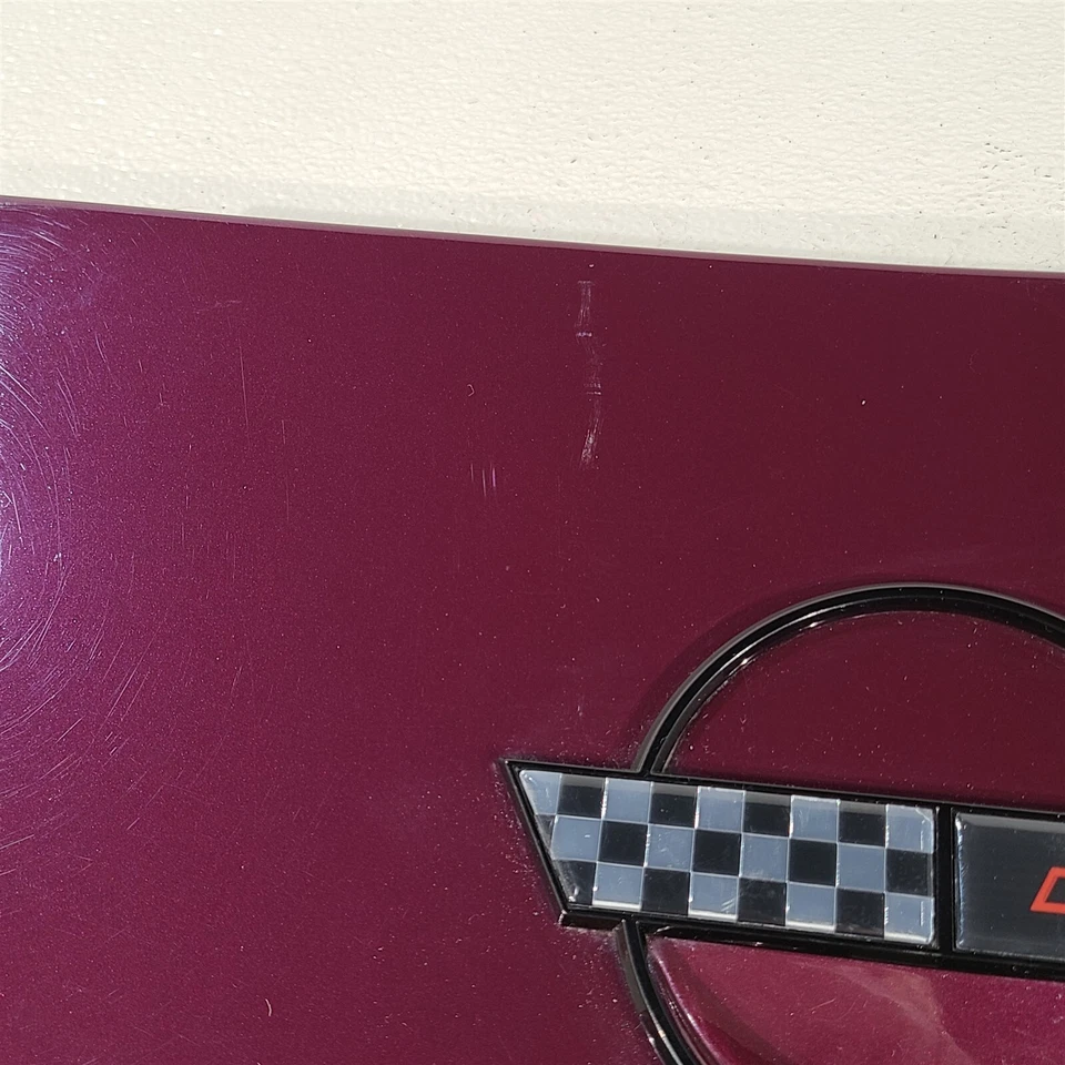 Chevrolet Corvette C4 84-96 cupé puerta combustible tapa gasolina con emblema OEM AA7326 Foto 3 de 4