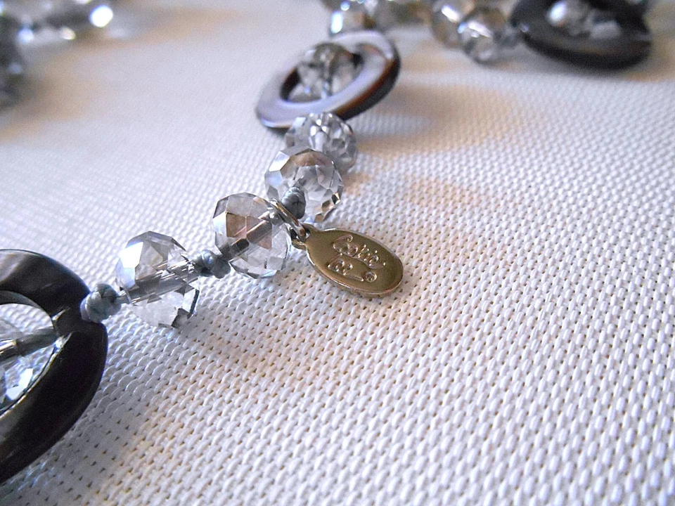 Nuevo collar de cuentas de cristal y concha Cookie Lee de una sola hebra Foto 4 de 4