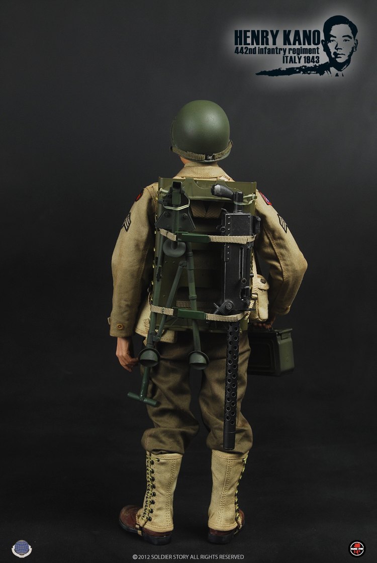 ミリタリー SOLDIER STORY WWII SS059 HENRY KANO Soldier Story Ss059 1/6 Henry Kano 442nd Infantry Regiment Italy