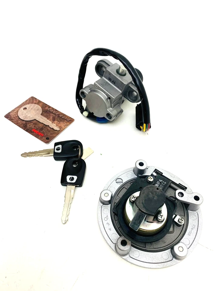 KIT SERRATURA DUCATI 1098 1098R COMPLETO KEYS DUCATI ANNO 2008 CD 59820631A Foto 3 de 4