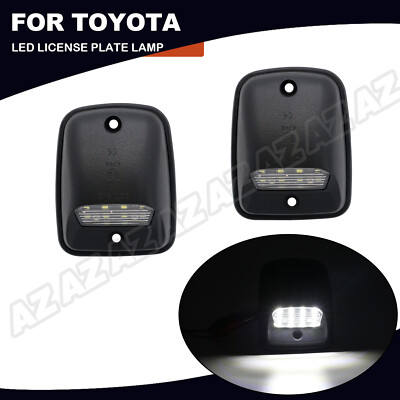 2X White LED License Plate Lights Lamps For Toyota Tacoma 1995-2004 Super Bright