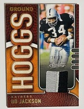 2021 Absolute Bo Jackson 38/49 Ground Hoggs 2 Color  Jersey Relic Patch RAIDERS