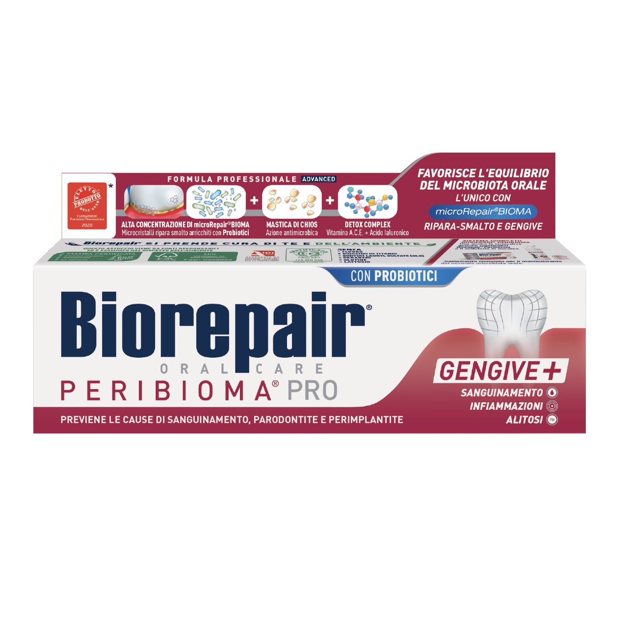 Biorepair Peribioma Dentif75ml - Immagine 2