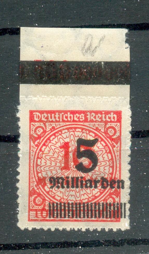 Dr-Infla Opd Münster 334B Falz In Oberrand, Sonst Mnh Postfrisch (G7116)