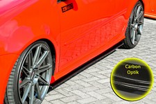 CUP7 Seitenschweller Sideskirts aus ABS für VW Golf 5 GTI R32 Carbon Optik