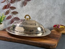 Turkish Copper Serving Plate, Serving Plater, Serving Dish, Copper Dinner Plate