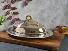 Turkish Copper Serving Plate, Serving Plater, Serving Dish, Copper Dinner Plate