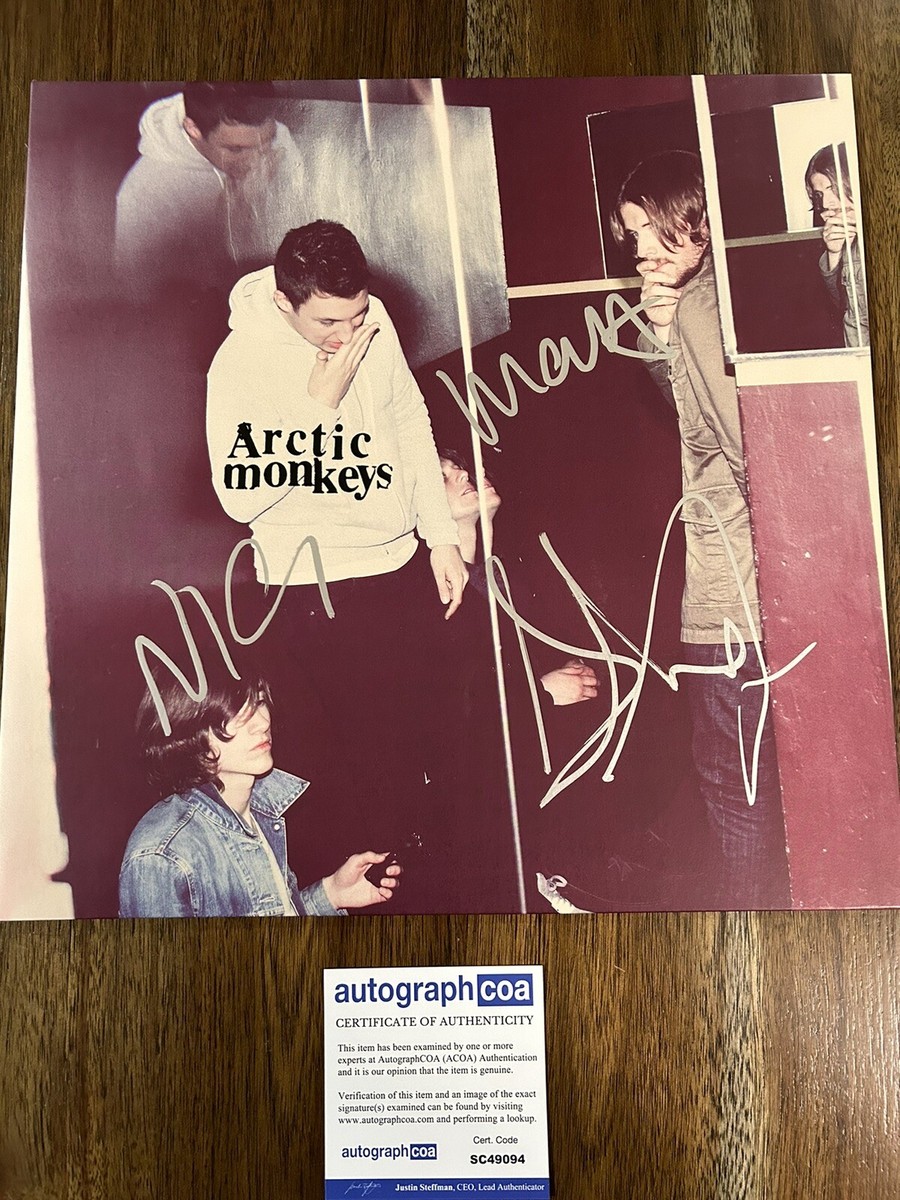 Arctic Monkeys' Signed 'Humbug' Vinyl Album All Members Alex