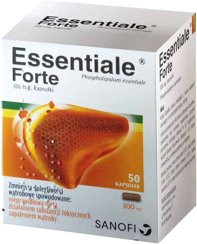 3x Essentiale Forte 3x50 Kapseln (Phospholipidum Essentiale) Leber
