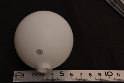 G4 Lampenschirm weiß satiniert Golfball  6 cm B & Q Amberley Ersatzglas