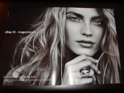 DAVID YURMAN 2-Page PRINT AD 2010 ANNA JAGODZINSKA