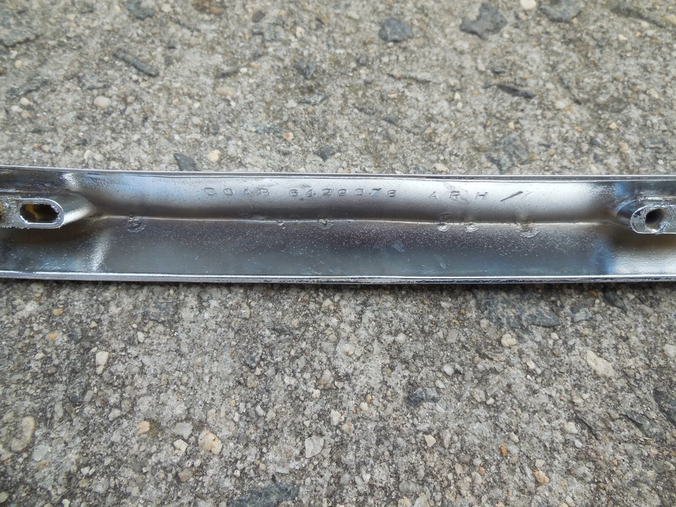 1960 Ford Starliner четверть панели верхний плавник молдинги хром пара - Изображение 4 из 4