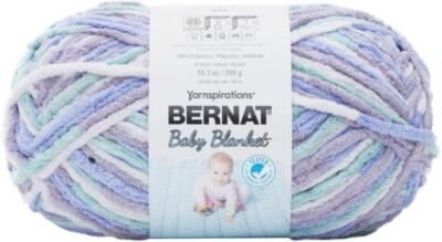 Bernat Babydecke Super Chunky Strick Garn Wolle 300g - 04794 Blumenstrauß Lila
