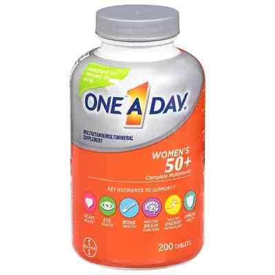 One A Day Women's 50 Plus Healthy Advantage Multivitamin 200 Count Tablets *NEW*