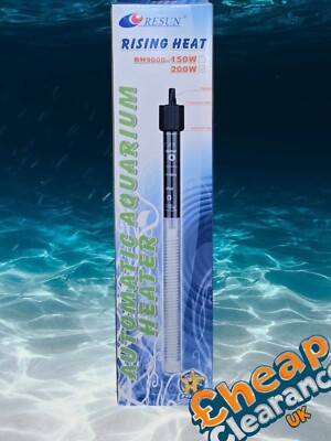 RESUN Rising Heat Aquarium Heater Submersible Fish Tank