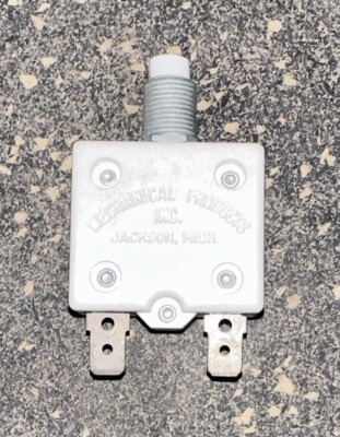 Mechanical Prod. 1600-206-037-250 Circuit Breaker w Push Button 250 VAC ...