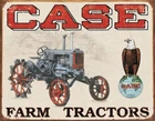 Tin Signs Case Farm Tractors Reproduced From Authentic Vintage Advertising USA