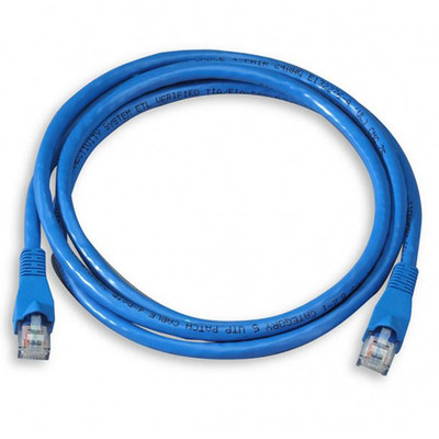 Eagle 7' FT CAT5e Patch Cord Cable Blue Snagless Ethernet RJ45 23 AWG Copper 350