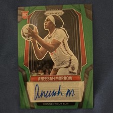 2025 Panini Prizm WNBA Aneesah Morrow Rookie Autograph Prizm SG-AM Sun