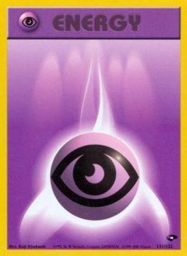 Psychic Energy - 131/132 - Common - Unlimited Edition - Heavily Played