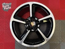 Single 20" Porsche 981 718 Cayman Boxster Sport Techno Rear Wheel Rim Black