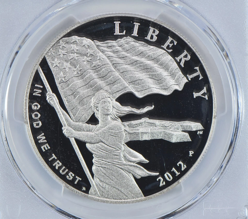 2012-P Star-Spangled Banner Commemorative Dollar PR69 DCAM PCGS Blue Label *7864 - Image 3 of 4