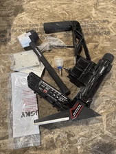 Husky Pneumatic 3-in-1 2 in. Flooring Nailer and Stapler with Quick Jam Release