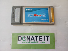 Vintage D-Link Air Plus Xtreme 2,4Ghz PCMCIA Wireless Karte DWL-G650+