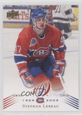 2008-09 Upper Deck Montreal Canadiens Centennial Set Stephan Lebeau #120 0m8e