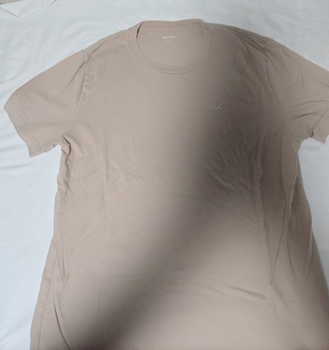 Hollister Men's  Crew Neck T-Shirt Embroidered Logo 100% Cotton Size S.US$7 Each