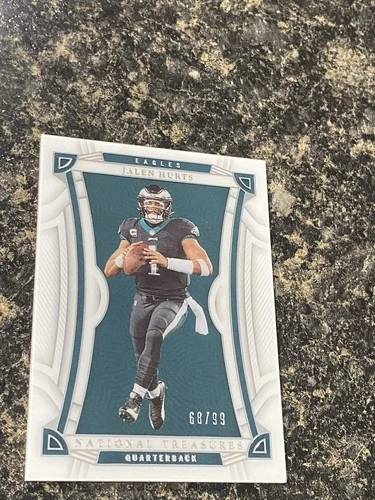 Jalen Hurts 2022 National Treasures Acetate (Base) /99 Eagles