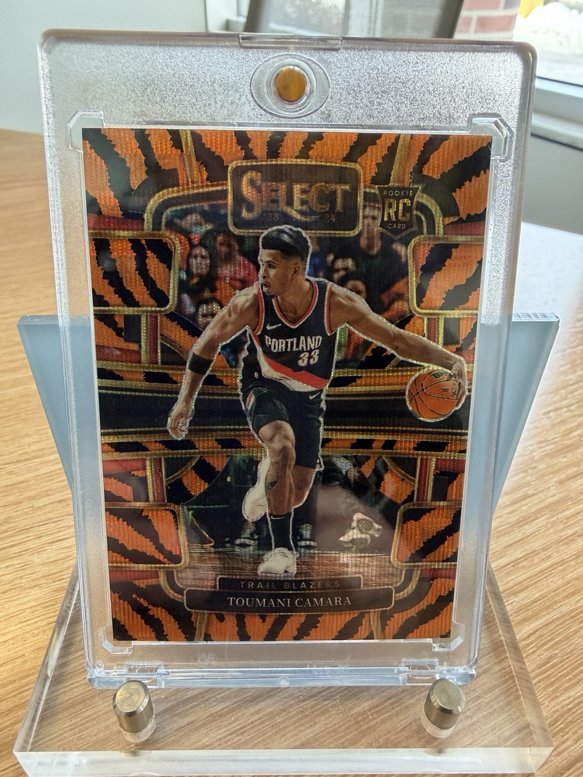 TOUMANI CAMARA 2023-24 PANINI SELECT #81 ROOKIE TIGER PRIZM RC CONCOURSE SP