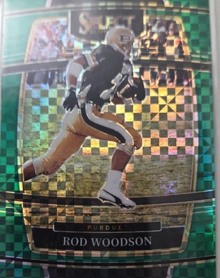 2022 Panini Select Draft Picks - Concourse Rod Woodson #58 Dragon Scale Prizm