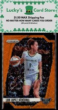2024 Panini Prizm WNBA #121 Lou Lopez Senechal Orange Velocity Prizms