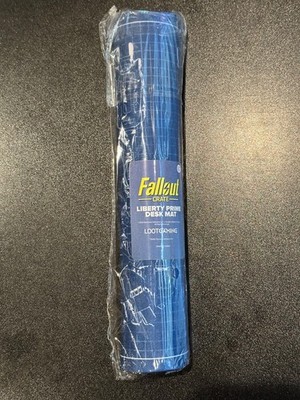Fallout Loot Crate EXCLUSIVE 2022 Liberty Prime 11'' x 19'' Desk Mat RARE HTF NEW