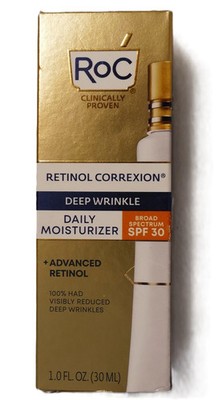 RoC Retinol Correxion Deep Wrinkle Daily Moisturizer SPF 30 1oz