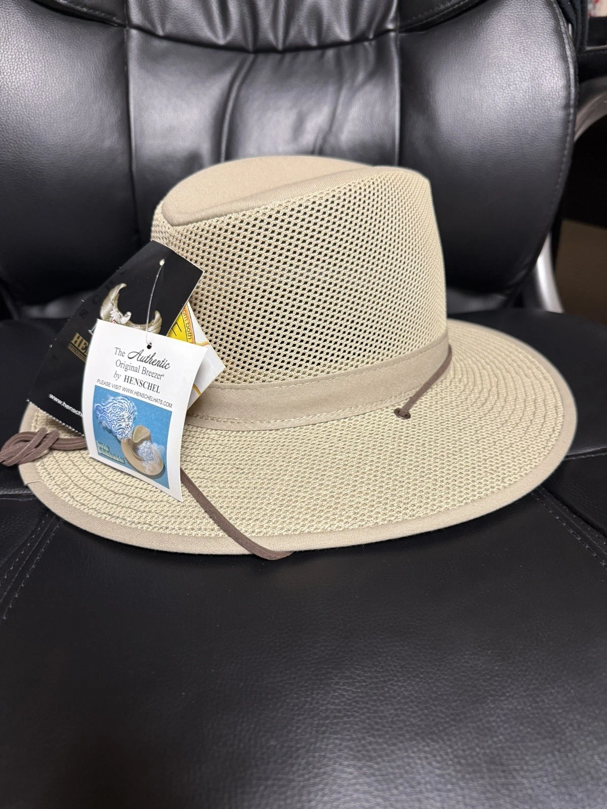 Henschel Hats Packable Aussie Breezer Khaki Medium